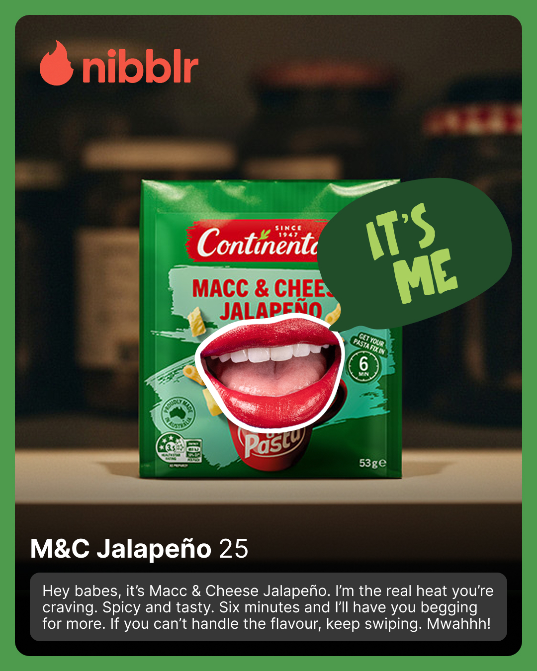 Continental Jalapeño carousel frame 2