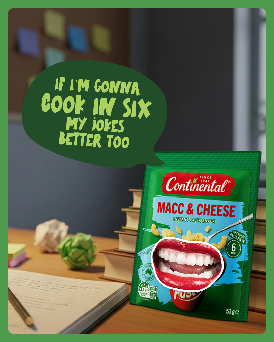 Continental Mac and Cheese carousel frame 1