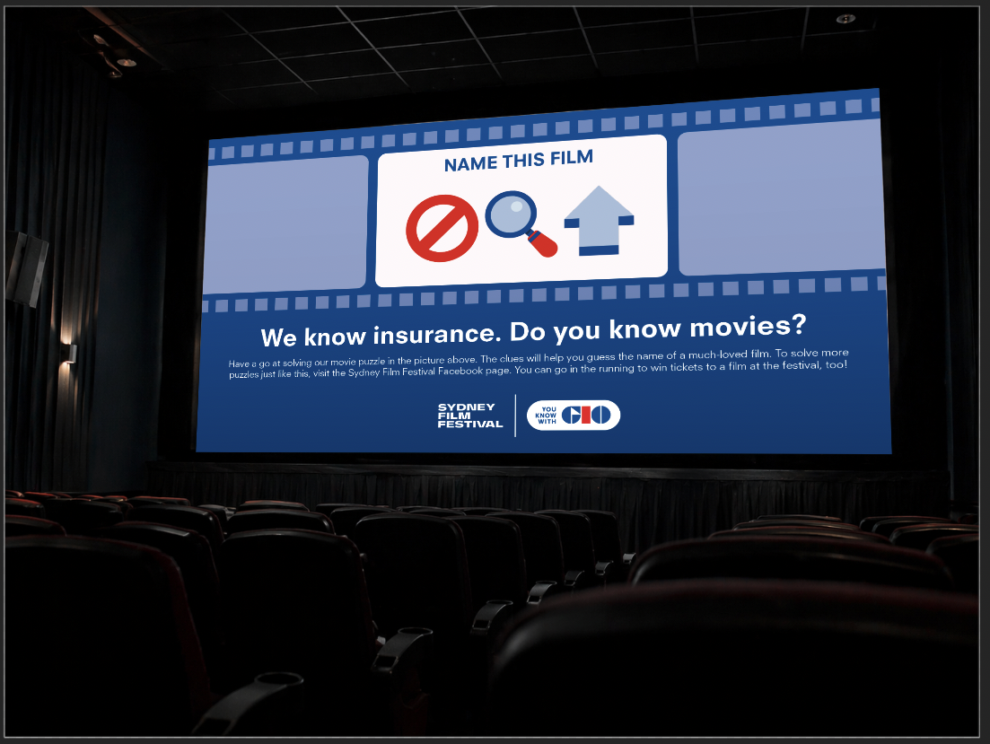 In-cinema slide execution