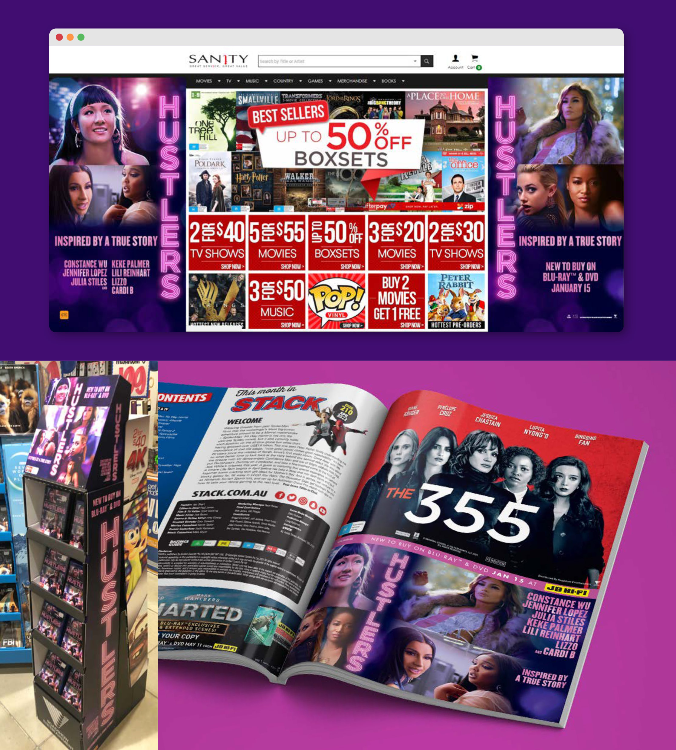 Hustlers – localised key art